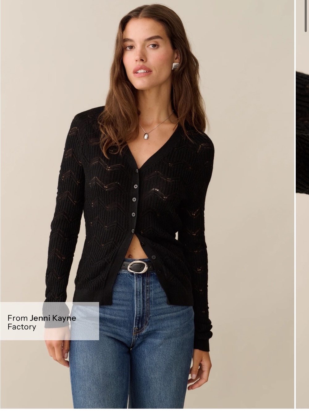 NWT Few Moda Silva Sweater Size Medium M Black Wool long sleeve top Kourt
